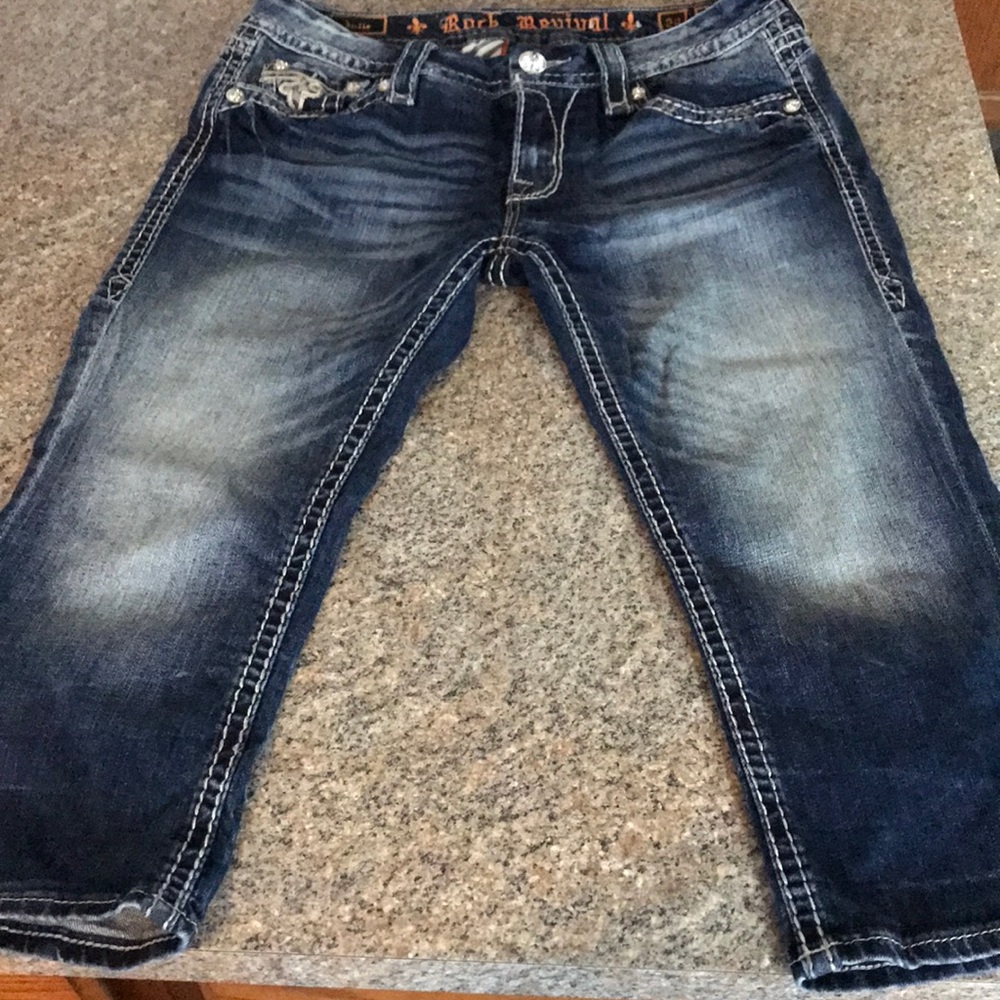 Rock Revival crop capri jeans